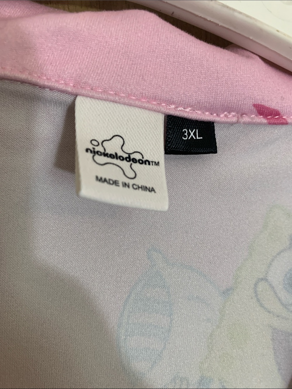 🩷PLUS SIZE 3X SpongeBob Pink Pajama Set - Short Sleeve Top & ELASTIC waist pant - Picture 4 of 4